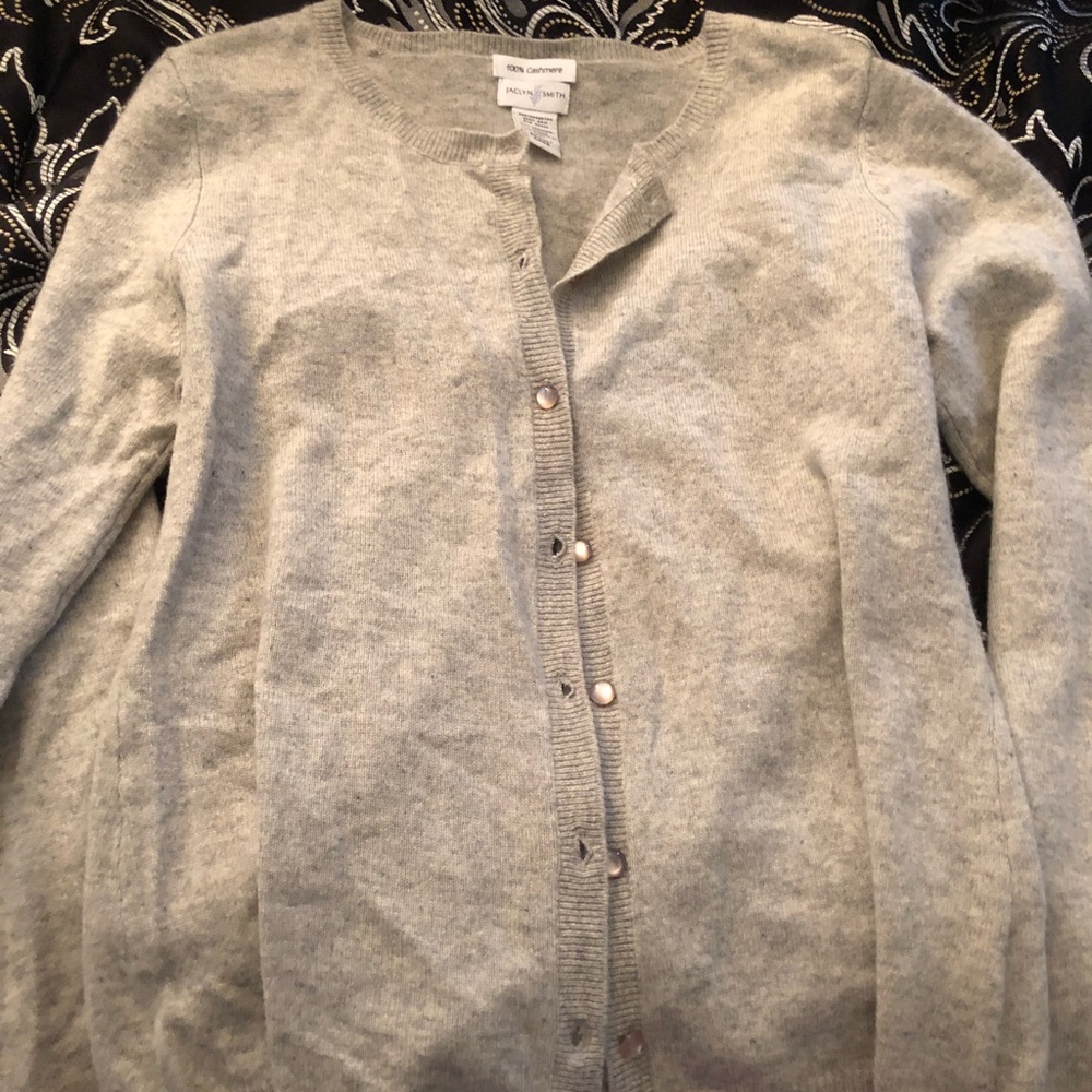 Cashmere Grey Cardigan